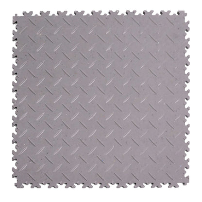 Dalle PVC clipsable Fortelock Industry Ultra 10 mm – ECO, Larmée (2410), Gris Classique