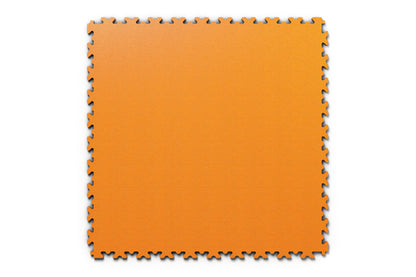 Dalle PVC clipsable Fortelock Industry Ultra 10 mm – Standard, Cuir (2420), Orange