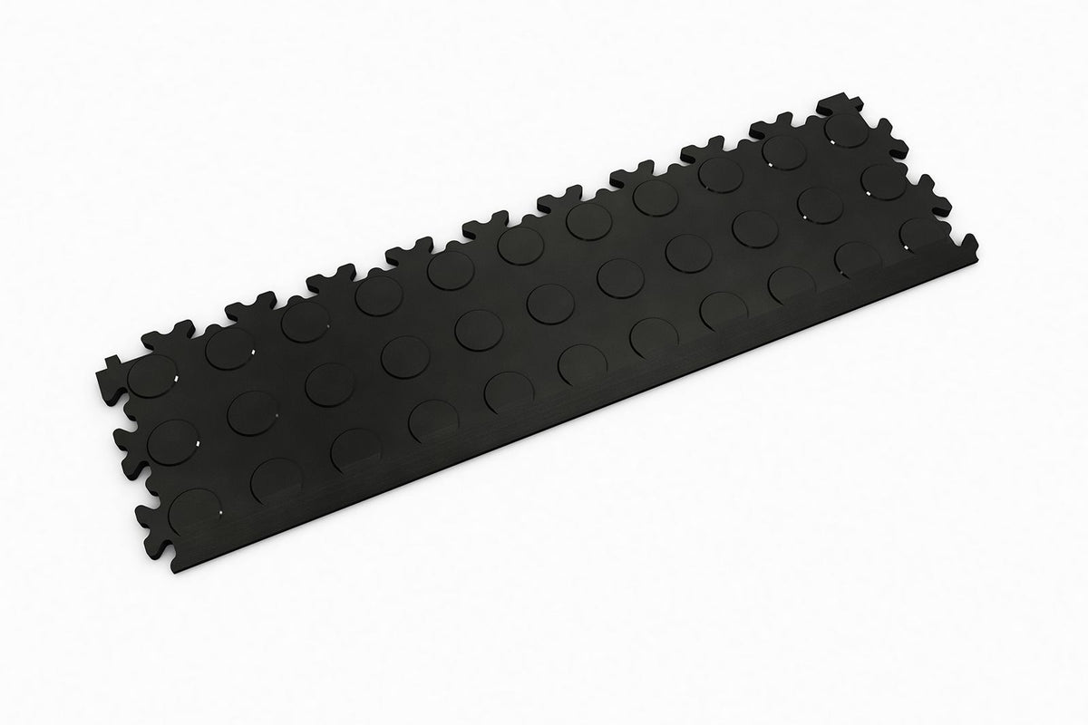 Rampe PVC clipsable Fortelock Industry 7 mm – Standard, Pastillée (2045), Noir
