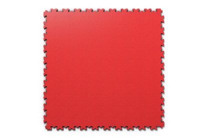 Dalle PVC clipsable Fortelock Industry Ultra 10 mm – Standard, Cuir (2420), Rouge
