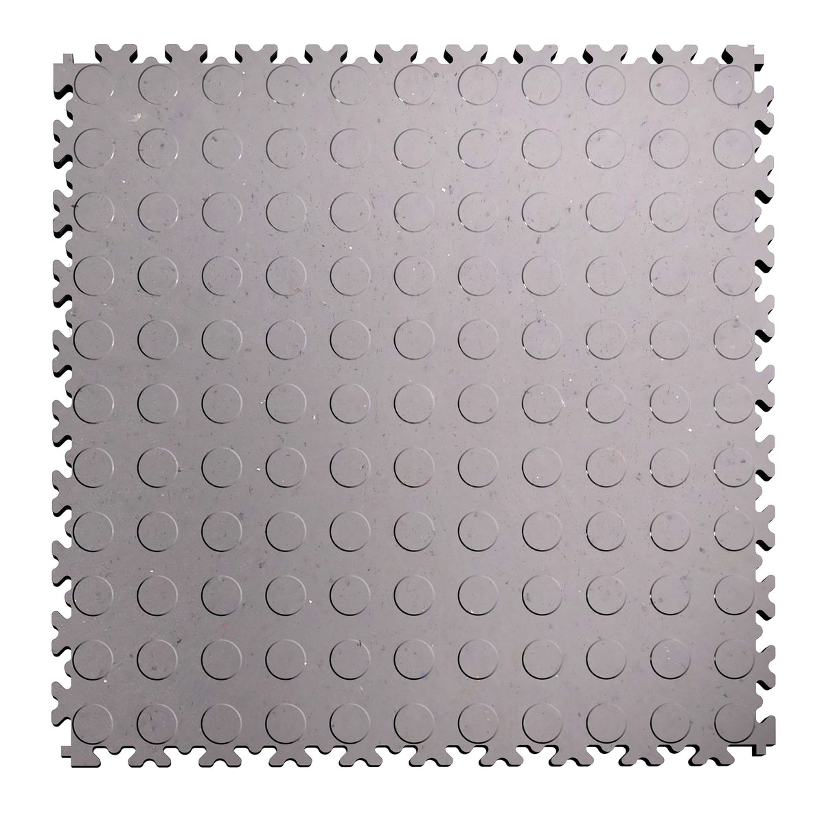 Dalle PVC clipsable Fortelock Industry Ultra 10 mm – ECO, Pastillée (2440), Gris Classique
