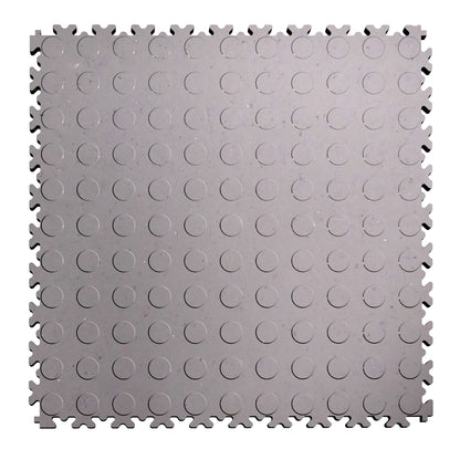 Dalle PVC clipsable Fortelock Industry Ultra 10 mm – ECO, Pastillée (2440), Gris Classique