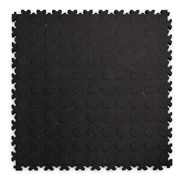 Dalle PVC Clipsable Fortelock Industry - 7mm – Pastillée (2040) · Noir Classique