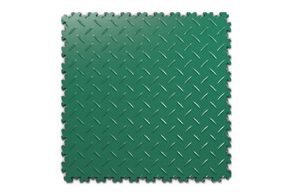 Dalle PVC clipsable Fortelock Industry 7 mm – Standard, Larmée (2010), Vert