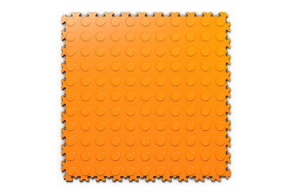 Dalle PVC clipsable Fortelock Industry 7 mm – Standard, Pastillée (2040), Orange