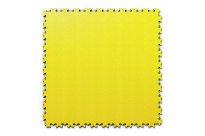 Dalle PVC clipsable Fortelock Industry Ultra 10 mm – Standard, Cuir (2420), Jaune