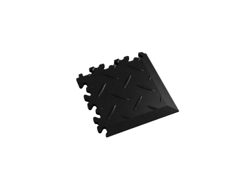 Angle pour dalle PVC Clipsable Fortelock Industry 7mm – Larmée (2016) · Noir