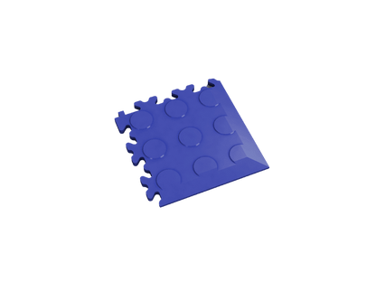 Angle pour dalle PVC Clipsable Fortelock Industry Ultra - Bleu - Finition Pastillée - 7mm