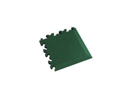 Angle pour dalle PVC Clipsable Fortelock Industry Ultra - Vert - Finition Cuir - 7mm