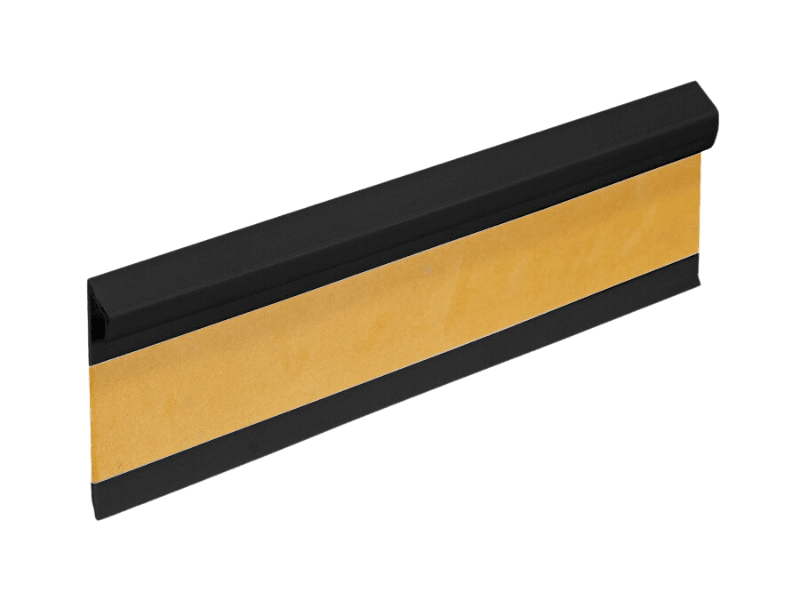 Base murale pour plinthes Fortelock - Noir (2,5m)