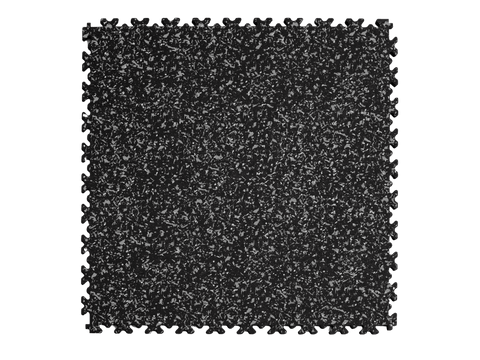 Dalle PVC Clipsable Fortelock Industry Impression Granit - 7mm – Noir / Noir