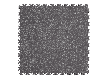 Dalle PVC Clipsable Fortelock Industry Impression Granit - 7mm – Graphite Classique · Gris