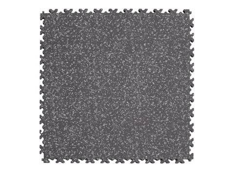 Dalle PVC Clipsable Fortelock Industry Impression Granit - 7mm – Gris / Gris