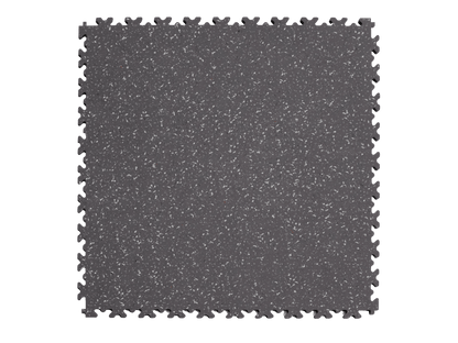 Dalle PVC clipsable Fortelock Industry 2020 Granit - Eco-recyclée - Gris - Granulat Quartz