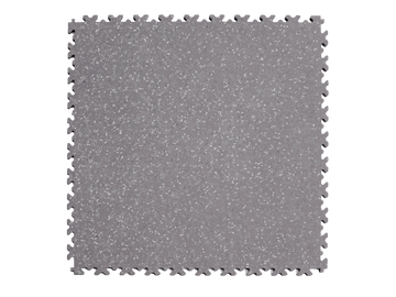 Dalle PVC Clipsable Fortelock Industry Impression Granit - 7mm – Gris Classique · Gris
