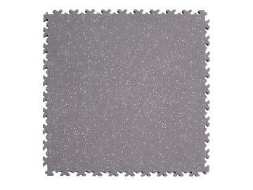 Dalle PVC Clipsable Fortelock Industry Impression Granit - 7mm – Gris Classique · Quartz