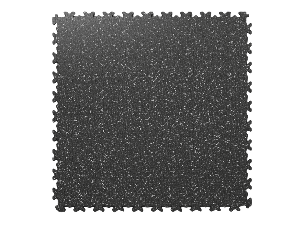 Fortelock Industry Clip-on PVC Tile Granite Impression - 7mm – Black – Quartz