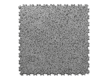 Dalle PVC Clipsable Fortelock Industry Impression Granit - 7mm – Gris · Noir