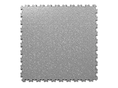 Dalle PVC Clipsable Fortelock Industry Impression Granit - 7mm – Gris / Quartz