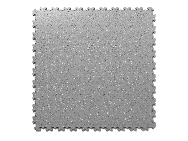 Fortelock Industry Clip-on PVC Tile Granite Impression - 7mm – Gray – Quartz