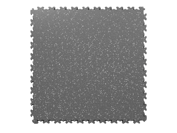 Fortelock Industry Clip-on PVC Tile Granite Impression - 7mm – Graphite – Quartz