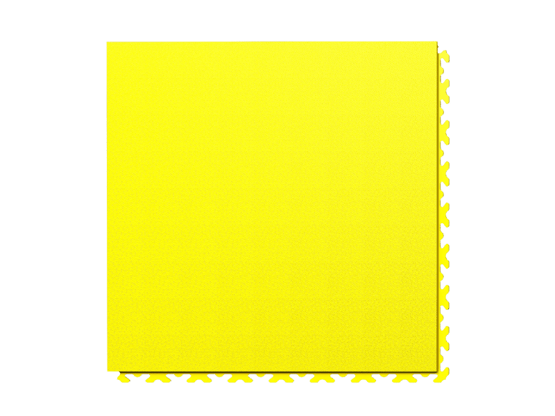 Dalle PVC clipsable Fortelock Invisible - Cuir 2030 - Jaune - 6,7mm