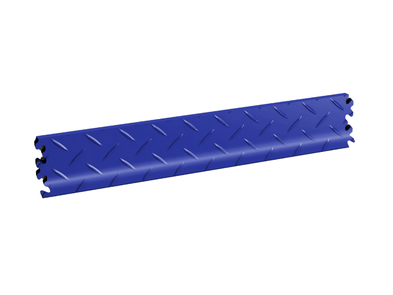 Plinthe pour dalle PVC Clipsable Fortelock Industry et Industry Ultra - Bleu - Finition Larmée - 7mm