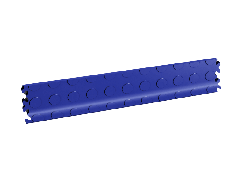 Plinthe pour dalle PVC Clipsable Fortelock Industry et Industry Ultra - Bleu - Finition Pastillée - 7mm