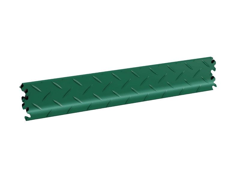 Plinthe pour dalle PVC Clipsable Fortelock Industry et Industry Ultra - Vert - Finition Larmée - 7mm