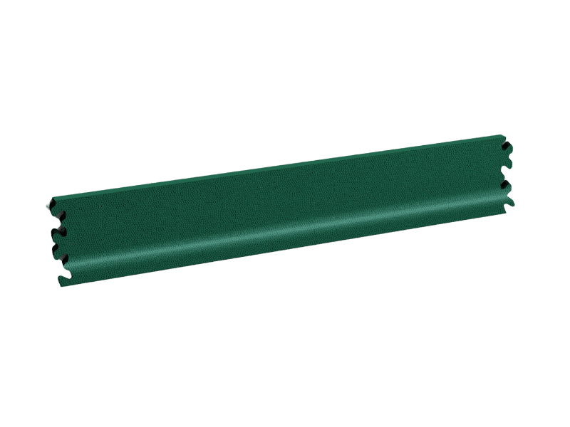 Plinthe pour dalle PVC Clipsable Fortelock Industry et Industry Ultra - Vert - Finition Cuir - 7mm