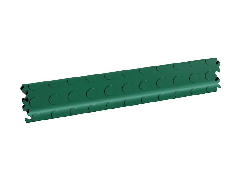 Plinthe pour dalle PVC Clipsable Fortelock Industry et Industry Ultra - Vert - Finition Pastillée - 7mm