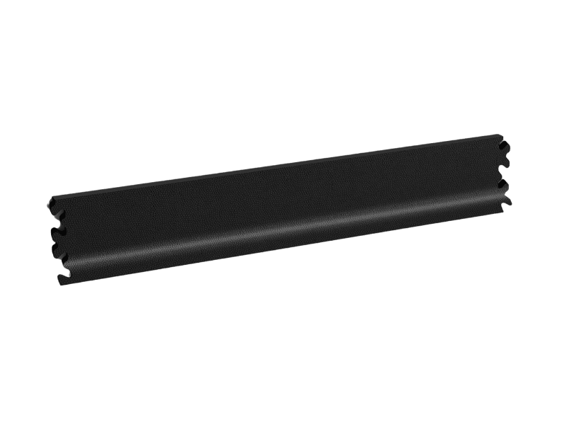 Plinthe pour dalle PVC Clipsable Fortelock Industry et Industry Ultra - Noir - Finition Cuir - 7mm