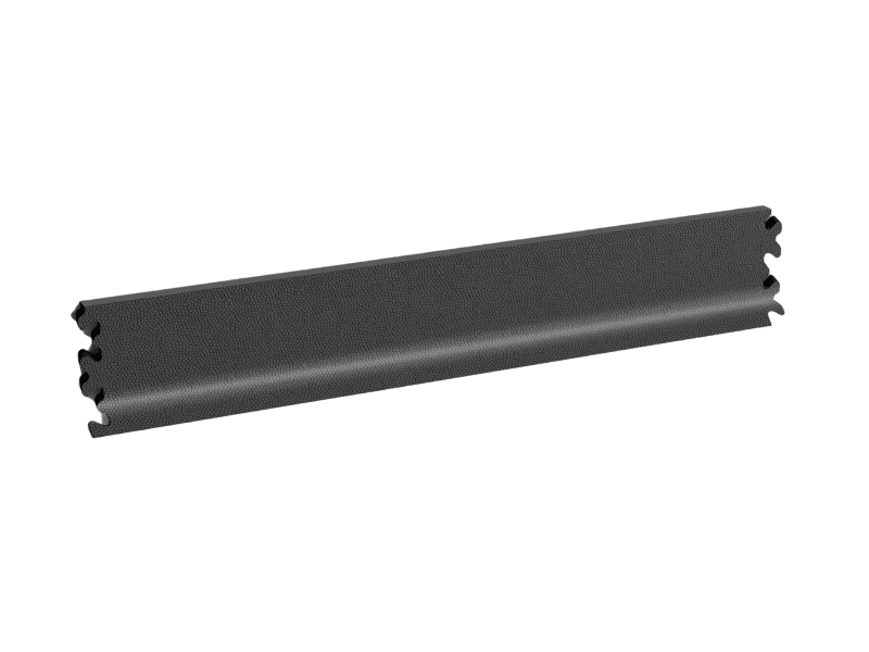 Plinthe pour dalle PVC Clipsable Fortelock Industry et Industry Ultra - Graphite - Finition Cuir - 7mm