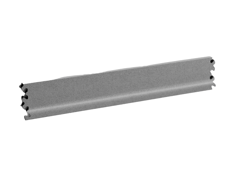 Plinthe pour dalle PVC Clipsable Fortelock XL – Gris