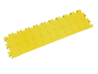 Rampe pour dalle PVC Clipsable Fortelock Industry - Jaune - Finition Pastillée - 7mm