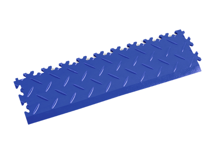 Rampe pour dalle PVC Clipsable Fortelock Industry - Bleu - Finition Larmée - 7mm