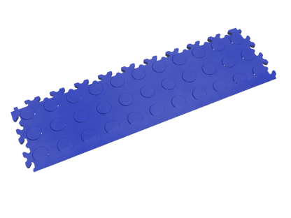 Rampe pour dalle PVC Clipsable Fortelock Industry - Bleu - Finition Pastillée - 7mm