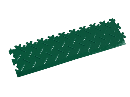 Rampe pour dalle PVC Clipsable Fortelock Industry - Vert - Finition Larmée - 7mm