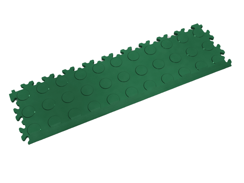 Rampe pour dalle PVC Clipsable Fortelock Industry - Vert - Finition Pastillée - 7mm