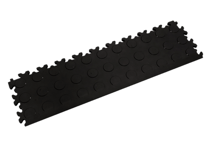 Rampe pour dalle PVC Clipsable Fortelock Industry Eco-recyclée - Noir - Finition Pastillée - 7mm