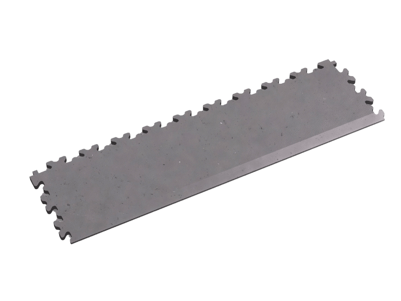 Rampe pour dalle PVC Clipsable Fortelock Industry 7mm – ECO Classique, Cuir (2025), Gris Classique