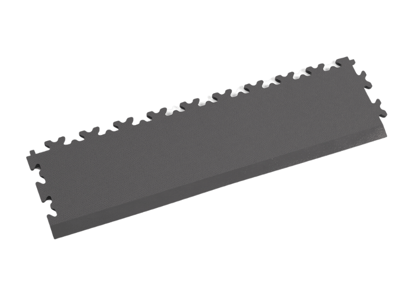 Rampe pour dalle PVC Clipsable Fortelock Industry - Graphite - Finition Cuir - 7mm