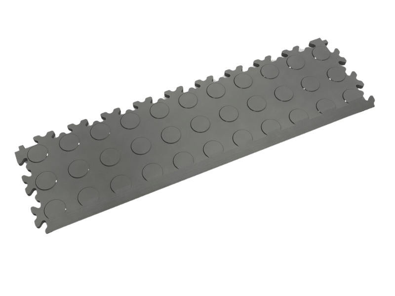 Rampe pour dalle PVC Clipsable Fortelock Industry - Graphite - Finition Pastillée - 7mm