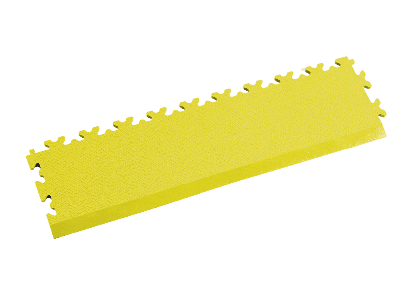 Rampe pour dalle PVC Fortelock Industry Ultra 10mm – Standard, Cuir (2425), Jaune