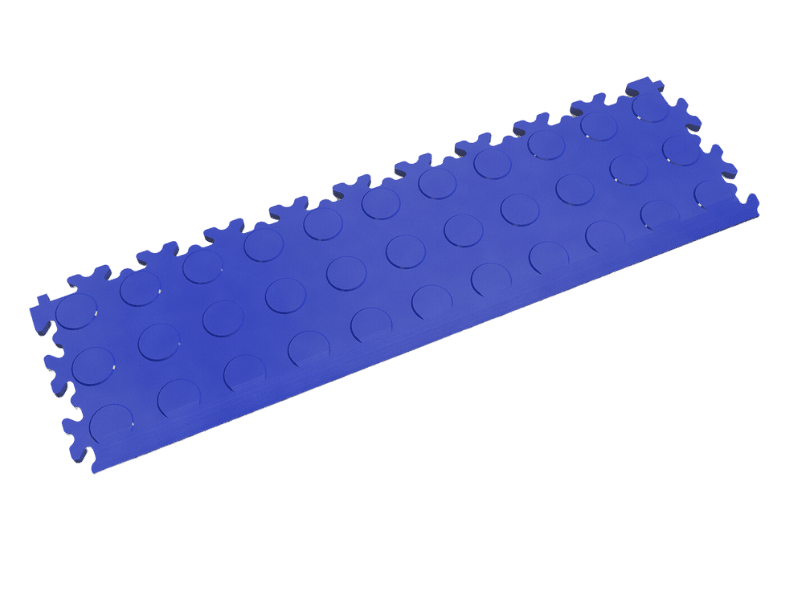 Rampe pour dalle PVC Fortelock Industry Ultra 10mm – Standard, Pastillée (2445), Bleu