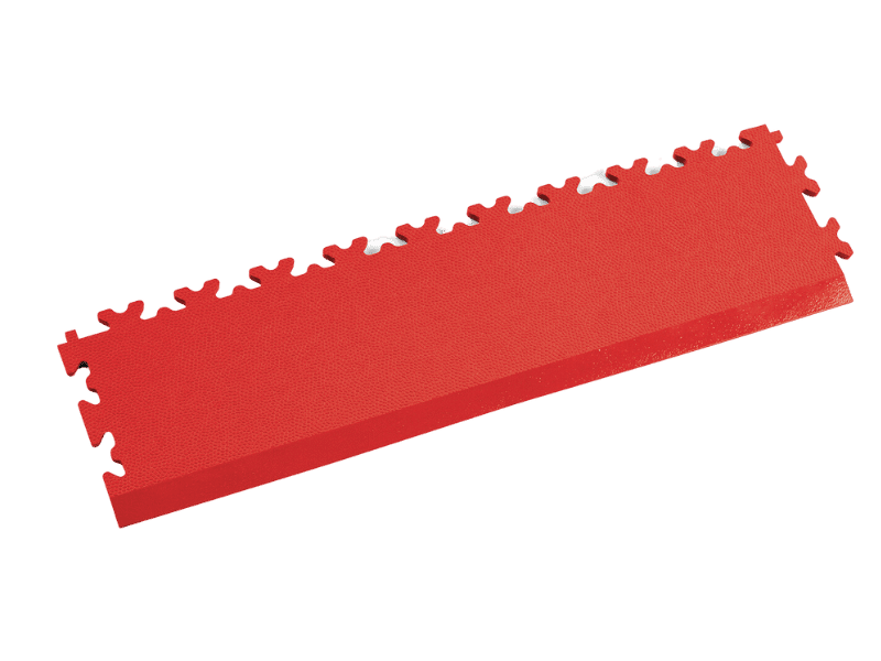 Rampe pour dalle PVC Fortelock Industry Ultra 10mm – Standard, Cuir (2425), Rouge