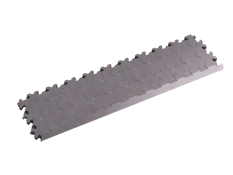 Rampe pour dalle PVC Fortelock Industry Ultra 10mm – ECO, Pastillée (2445), Gris Classique