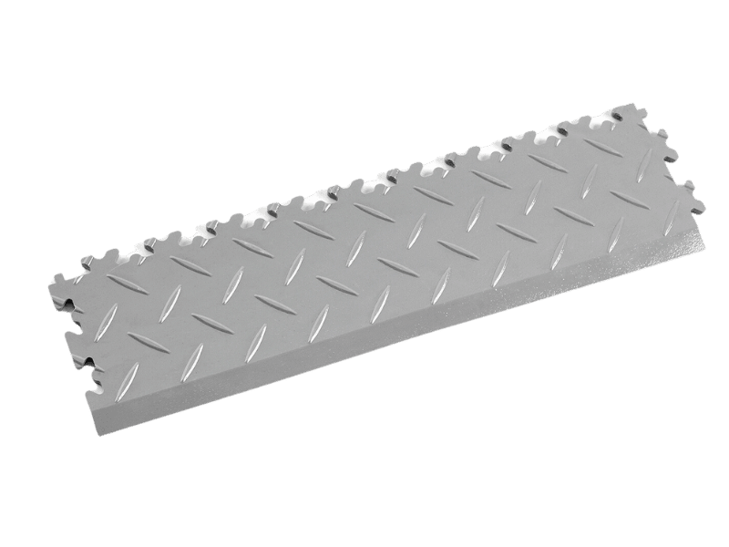 Rampe pour dalle PVC Fortelock Industry Ultra 10mm – Standard, Larmée (2415), Gris
